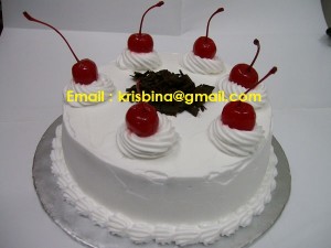 Vegetarian Cake Black Forest Veg Cake