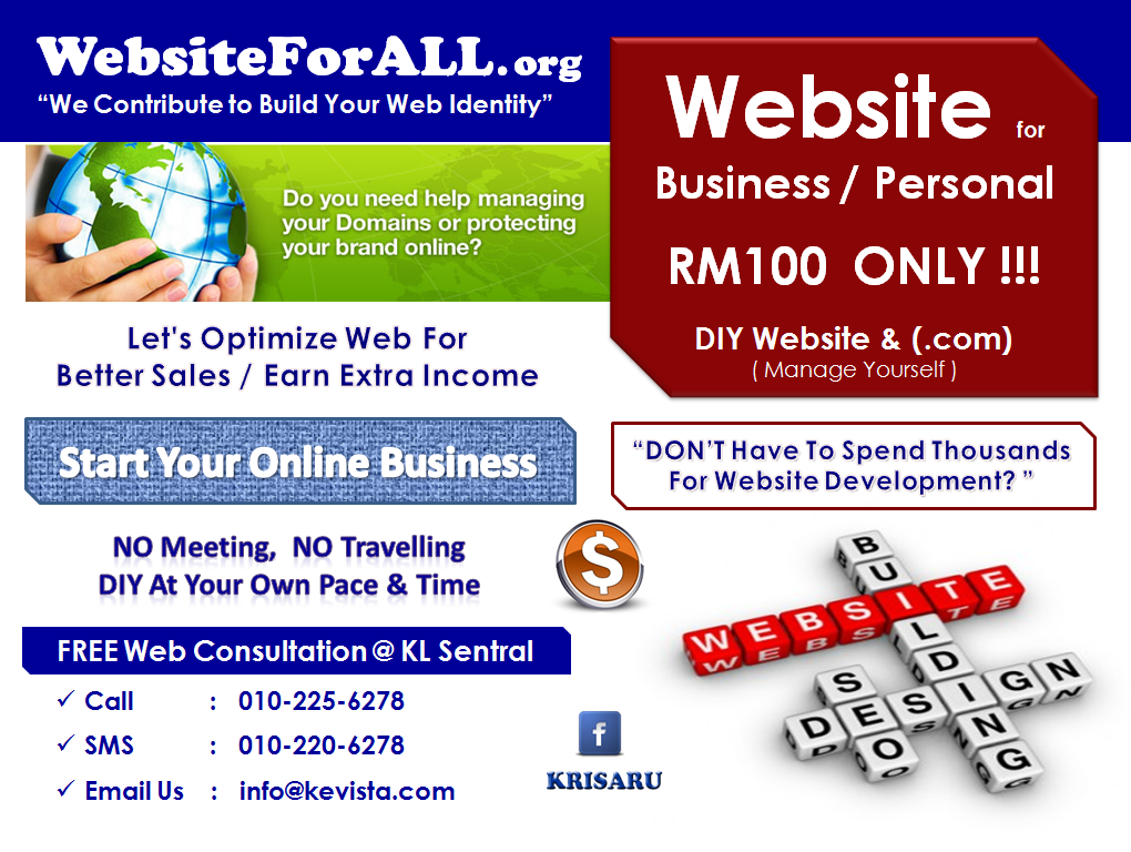 Website For ALL, DIY, Do It Yourself